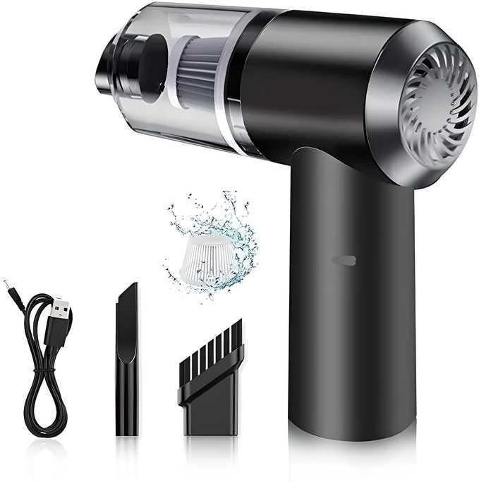 Cordless 3-in-1 Car Vacuum Cleaner | Wet & Dry Portable Cleaner with Attachments