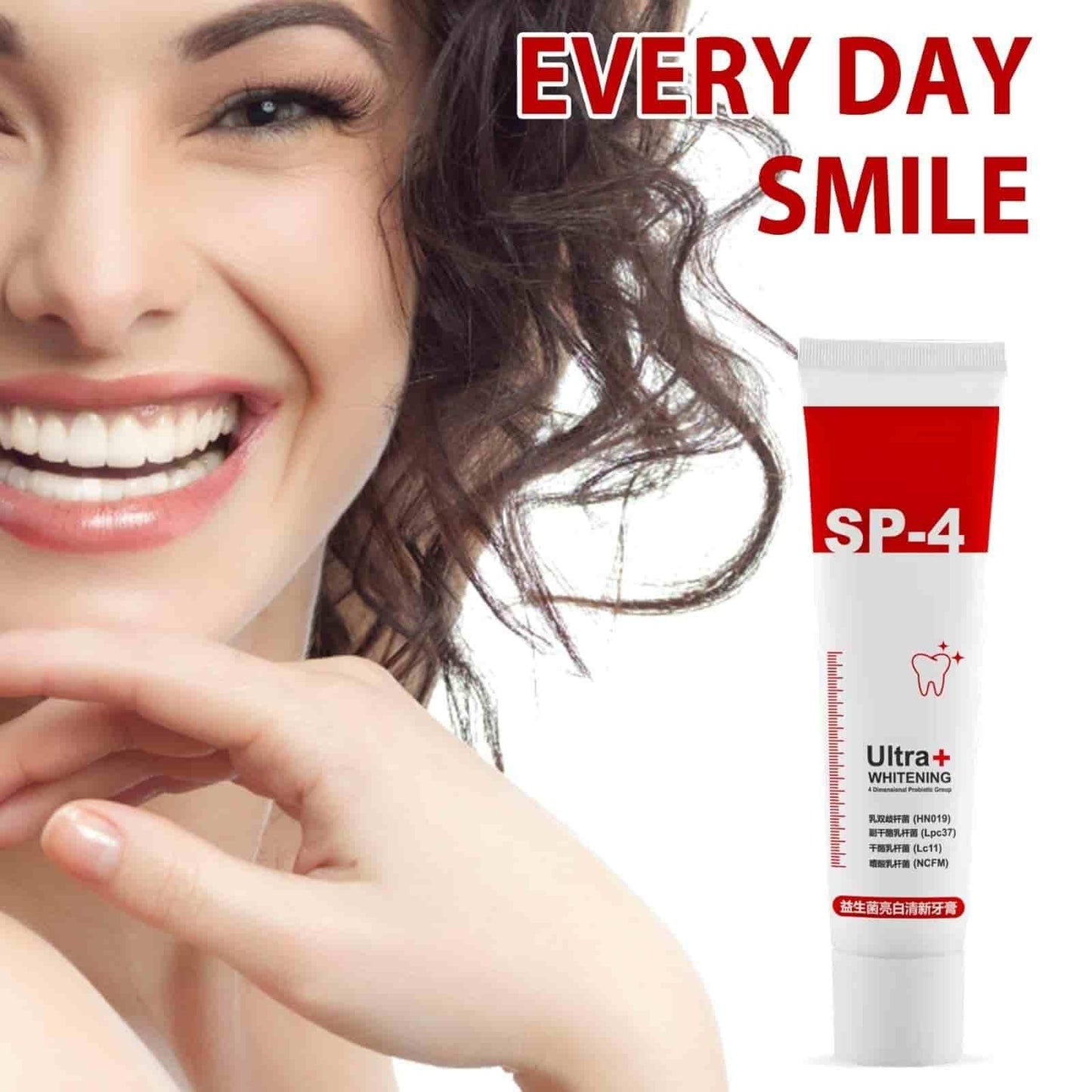 SP-4 Brightening & Stain Removing Probiotic Whitening Toothpaste (Pack of 2)