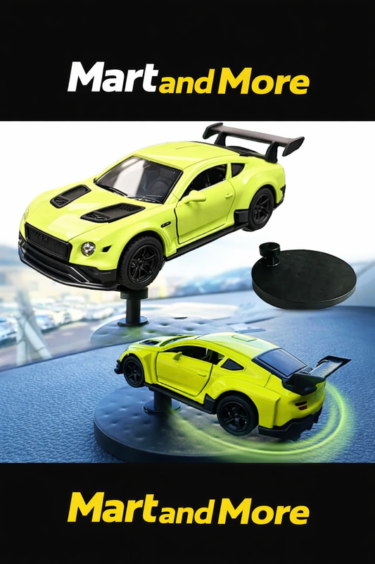 Mart and More™ Mini Drift Car Dashboard Ornament – Rotating Alloy Car Interior Decoration ( Pack of 1)