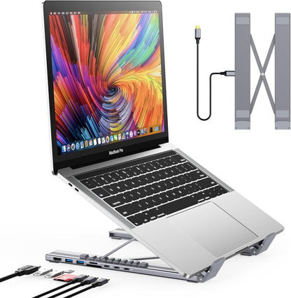 Foldable Adjustable Height Laptop Stand and Tablet Stand. for All Laptops and Tablets