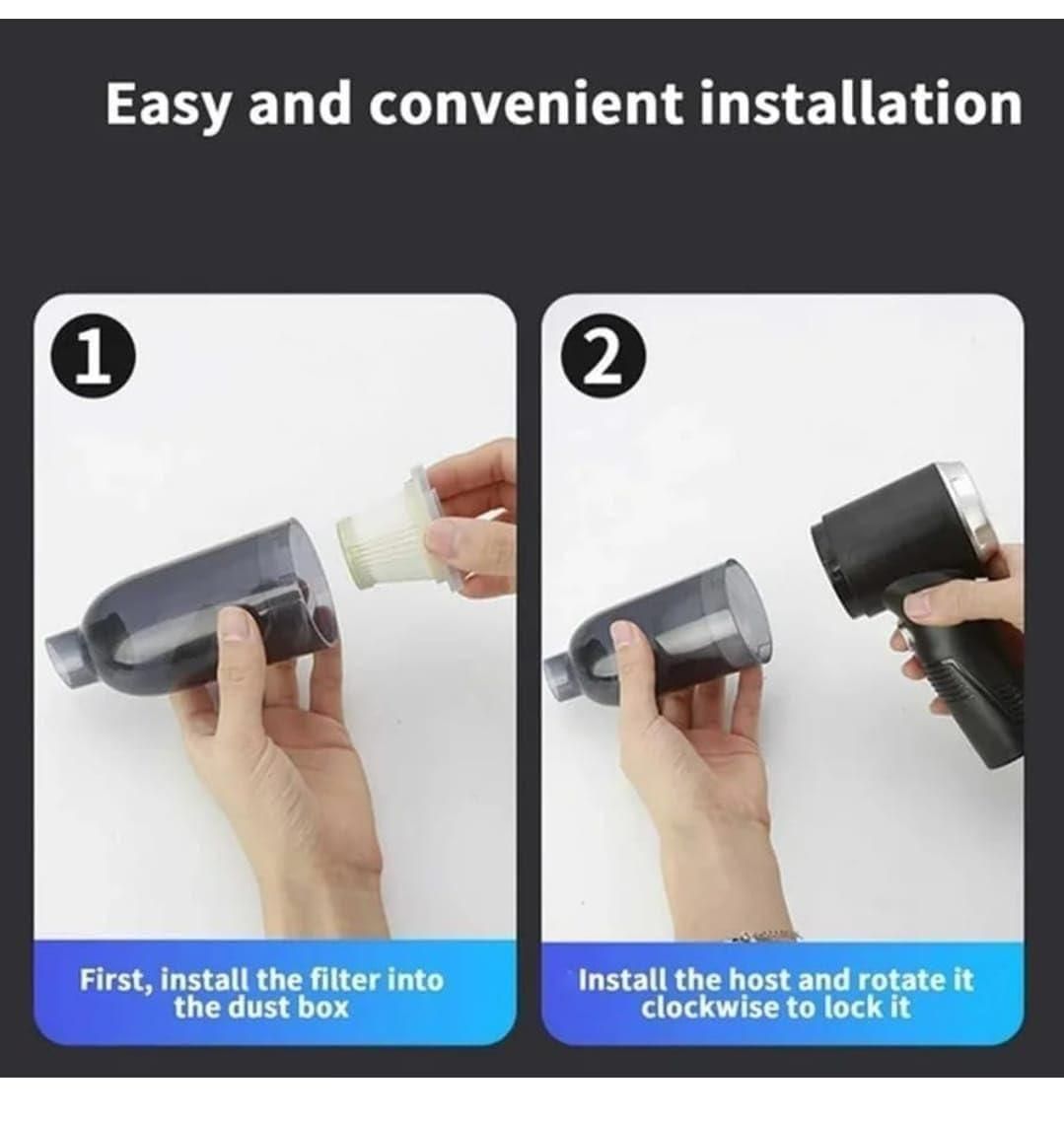 Cordless 3-in-1 Car Vacuum Cleaner | Wet & Dry Portable Cleaner with Attachments