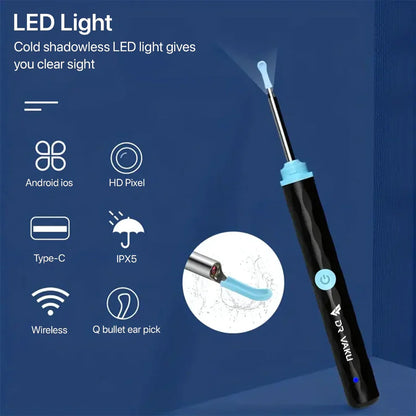 Mart and More Smart Ear Wax Cleaner with 1296P HD Camera & LED Light