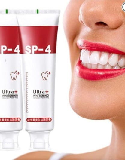 SP-4 Brightening & Stain Removing Probiotic Whitening Toothpaste (Pack of 2)
